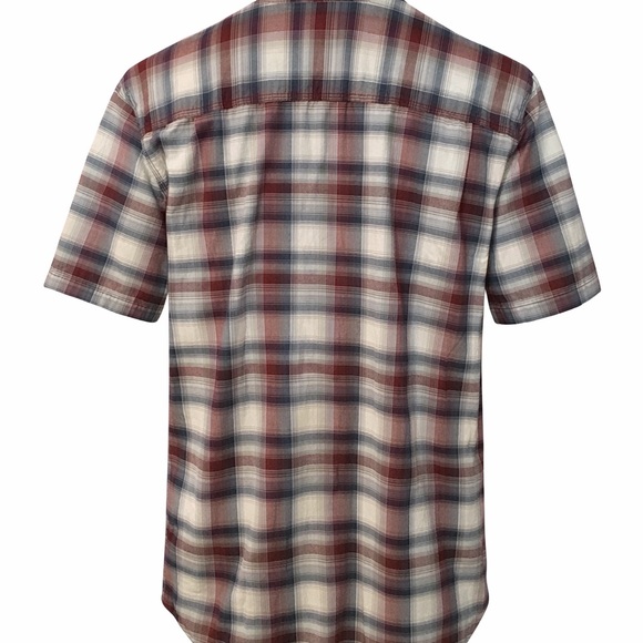 Carhartt Men's Casual Plaid Shirt - Red and White - Picture 2 of 5